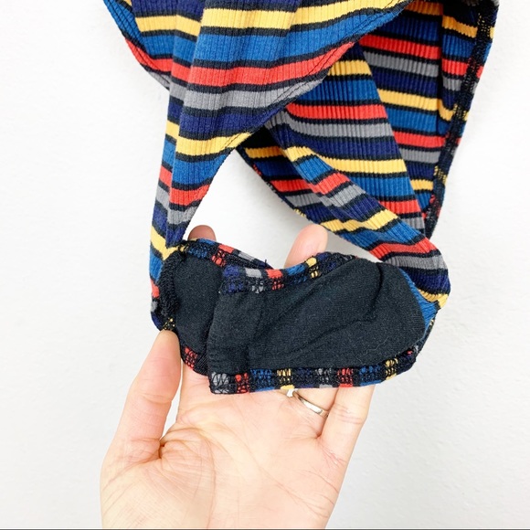 Urban Outfitters Multicolored Striped Leotard Sz L - Picture 3 of 6